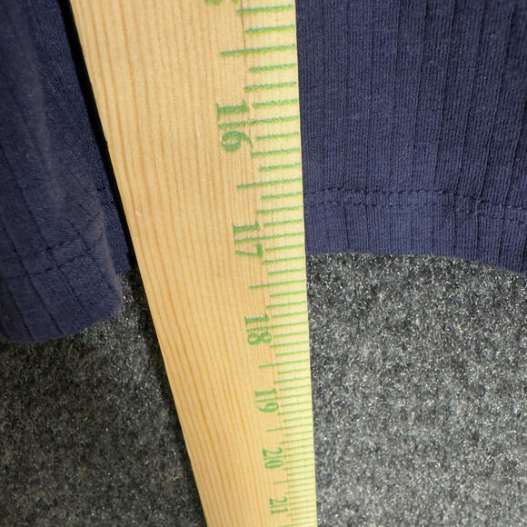 New DSD Cropped Top Women S Small Blue V-Neck Sleeveless Wide Strap Cotton - Picture 4 of 8